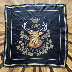 Lauren Ralph Lauren Hirsch bestickt Kristall quadratischer Schal - Bild 1 von 7