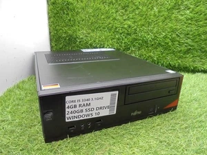 Fujitsu Esprimo E410 E85+ Intel i5 3340 4GB 240GB SSD WINDOWS 10 PC TOWER SFF - Picture 1 of 3