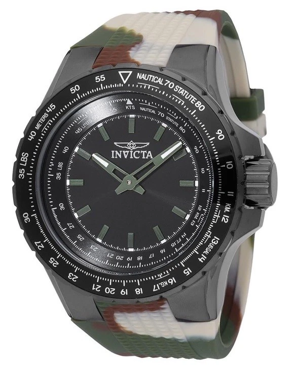 Invicta Aviator Men’s Watch 50mm Camouflage  49666 Stainless steel - Image 1 of 1