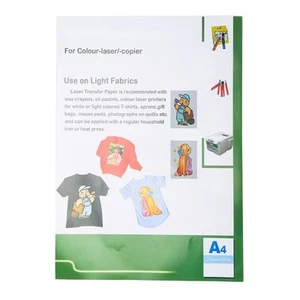 10Pcs Transfer Papier Kleidung Muster Thermal Printing Light Color - Bild 1 von 22