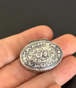 Antique Silver Snuff Box with Ottoman Coat of Arms / Ottoman Silver Box – - Picture 1 of 9