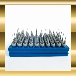 .5mm #76 .020" Carbide Drill Bit 1/8 Shank 50 Pieces - Premium Carbide .50 LU - Picture 1 of 2