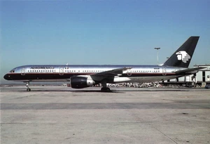 Postcard Airline Aeromexico Boeing B-757 N53AW WCC-637 AP1. - Picture 1 of 2