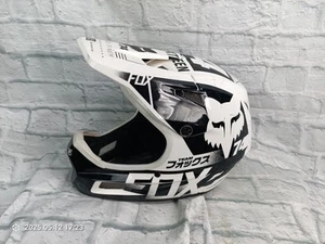 Casco Fox Rampage Comp Union Blanco Talla M MTB DH Cara Completa Luz Ventilada - Imagen 1 de 9