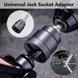 Reinforced Metal Wheel Bolt Adapters Attachment Fit Most Automotive Jacks - Picture 1 of 8