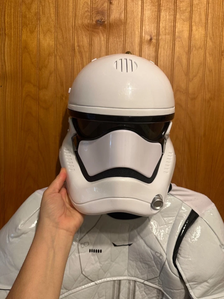 DISNEY STAR WARS STORM TROOPER HALLOWEEN COSTUME DRESS UP Working Mask KIDS 7/8 - Image 1 of 4