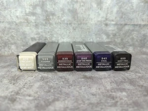 CoverGirl Exhibitionist Metallic Lipstick Lot Shade 505, 535, 540, 545, 555, 430 - Picture 1 of 2