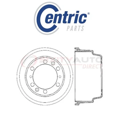 Centric Brake Drum for 1992-2010 Chevrolet W4500 Tiltmaster 3.9L 4.8L 5.2L mn Foto 1 de 4