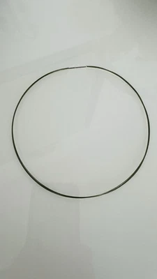 Pierre Lang 5 - RH Halsreif Kette  Grün /  Silber Bajonettverschluss w. neu - Bild 1 von 4