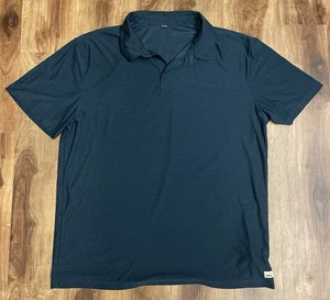 Camisa Polo Vuori Strato Tech Para Hombres XL Azul Marino Tejido Brezo Rendimiento Golf V188 - Imagen 1 de 10