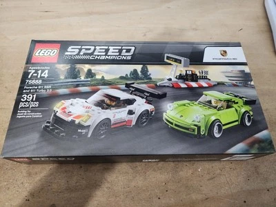 LEGO 75888 Speed Champions Porsche 911 RSR & 911 Turbo 3.0 Set New Retired - Image 1 of 4