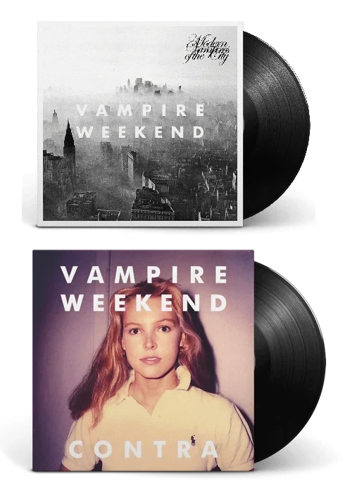 2 ALBUM LOT Vampire Weekend MODERN VAMPIRES OF THE CITY + CONTRA Vinyl LP NEW!! - Image 1 of 1