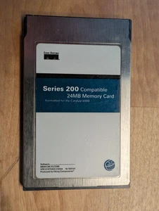 CISCO SERIES 200 Compatible 24M FLASH CARD CAT6000 6500 7609 7613 MEM-C6K-FLC24M - Picture 1 of 3