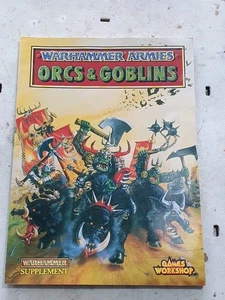 ORCS & GOBLINS WARHAMMER ARMIES SOFTBACK ARMY BOOK SUPPLEMENT BOOK 1993 - Picture 1 of 5
