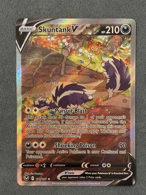 Skuntank V (Alternate Full Art) Ultra Rare SWSH12: Silver Tempest 181/195 NM - Image 1 of 2