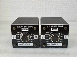 TANGO Fx-40-8 Pair Tube Amp Output Transformers Japan Vintage WORKING - Picture 1 of 6