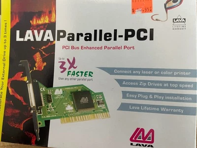 Lava Parallel-PCI  Bus Enhanced Parallel Port board NOS - Image 1 of 3