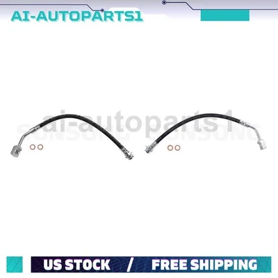 Mangueira hidráulica de freio dianteiro 2 peças para 2005 2006 2007 2008 2009 Chevrolet Uplander - Imagem 1 de 4