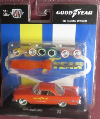 1/64 2025 M2 MACHINES O'REILLY EX., 1957 CHRYSLER 300C, GOODYEAR,  AUTO WHEELS - Image 1 of 2