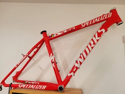 2003 Specialized S-Works M5 HT 18" Frame For 26" Wheels RED - Image 1 of 4