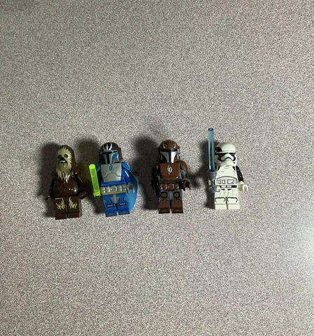 LOT 4 STAR WARS custom LEGO MINI FIGURES rare Cover