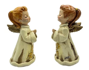 Paar Vintage Josef Original betender Engel Mädchen Weihnachtsfiguren Japan - Bild 1 von 12