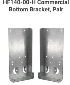 HF 140-00-H Commercial Bottom Brackets For Garage Door, One Pair - Picture 1 of 12