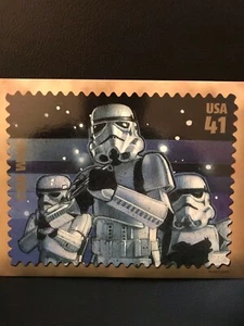 Star Wars™ Episodio V El Imperio Contraataca STORMTROOPERS Postal Retirada USPS - Imagen 1 de 3