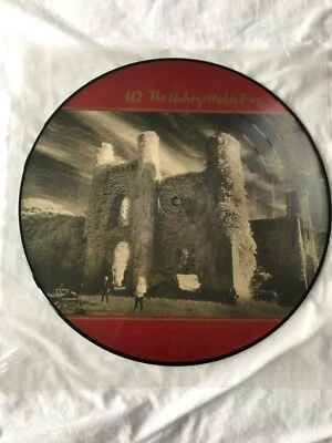 U2 THE UNFORGETTABLE FIRE UK 1984 PICTURE DISC 12" VINYL LP VERY RARE PROMO - Image 1 of 4