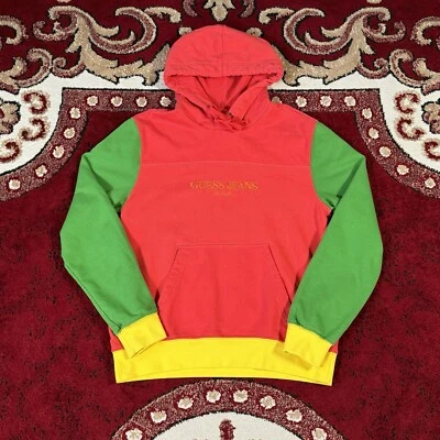 Guess Jeans Sean Wotherspoon Farmers Market Hoodie Sweatshirt Size M Made in USA - Image 1 of 4
