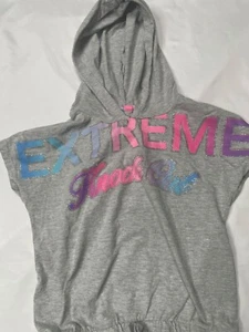 Delias Sport SZ 14-16 Gray Hooded Jacket - Picture 1 of 19