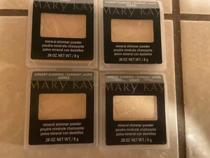 Mary Kay Mineral Shimmer Powder  4 CANARY DIAMOND NEW  020422 WITH FREE COMPACT! - Picture 1 of 4