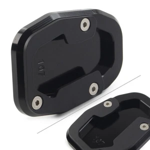 CNC Seitenständer Vergrößerer Platte passend Ducati Desert X 2022+ Aluminiumlegierung schwarz - Bild 1 von 10