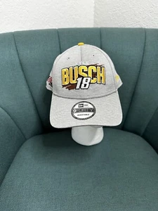 Kyle Busch New Era Name Splash 9FORTY Snapback Adjustable Hat - NEW - Picture 1 of 6