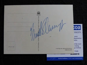 ARNOLD SCHWARZENEGGER signed autograph 4x6 Autographed Postcard  ACOA COA - Picture 1 of 2