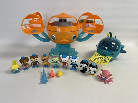 OCTONAUTS Gup A Playset Octopod 10 FIGURES Submarine Toy Lot Cover