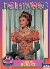 Ginger Rogers,  Actress and Dancer on 1991 Hollywood Walk of Fame Card #217