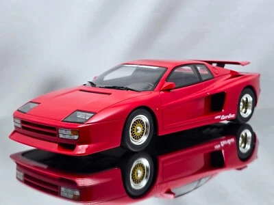 Coche modelo GT Spirit Walter Koenig Ferrari Testarossa biturbo resina roja 1:18 Foto 1 de 4