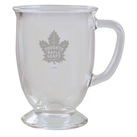 Toronto Maple Leafs 16oz. Etched Cafe Mug Cover