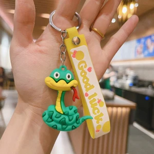 Creative Snake Keychain Cute Zodiac Snake Year Pendant Backpack Decoration GifJO - Picture 1 of 12