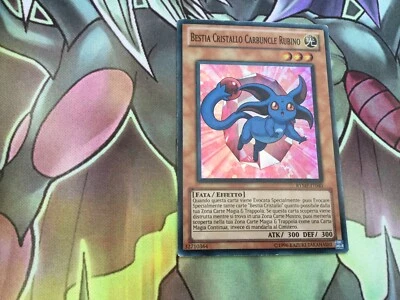 RYMP-IT040 Crystal Beast Ruby Carbuncle Super Rare 1st Ed ITALIAN Yugioh - Image 1 of 4