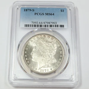 1879 S PCGS MS64 | Silver Morgan Dollar - $1 US Coin #44839A - Picture 1 of 2