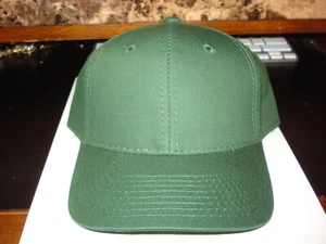 Youth Baseball/Soft Ball Cap Forest Green w/ Adjustable Strap"Out Door Cap" New! - Picture 1 of 4