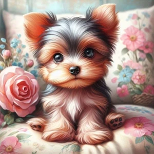Diamond Painting Kits for Adults, 5D DIY Dog Diamond Art Kits for Beginners, Ful - Picture 1 of 7