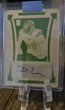 2022 Panini National Treasures Printing Plate Auto DeMARVIN LEAL Steelers 1/1 🔥