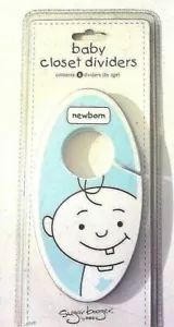 Sugar Booger set di 6 divisori armadio da appendere BLU bambino NUOVO - Foto 1 di 2