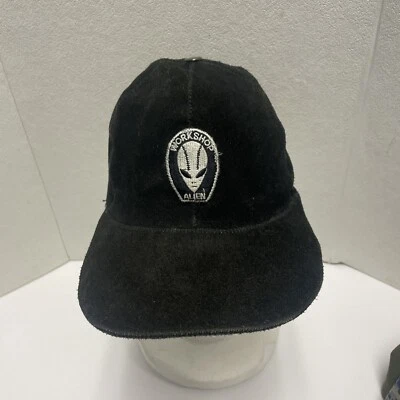 De colección ALIEN WORKSHOP SKATEBOARD Correa Trasera Gorra Cuero Floppy - Negro - RARO Foto 1 de 4