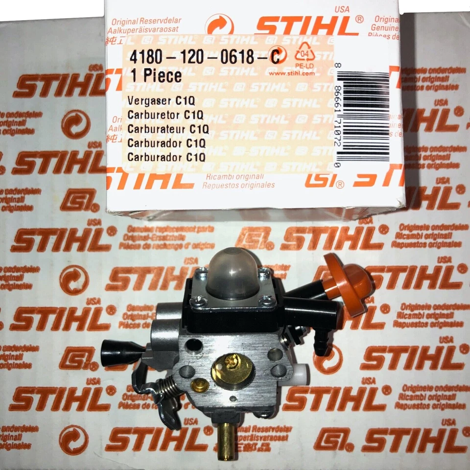 Genuine OEM Stihl Carburetor 4180 120 0618 FS91 FS111 FC91 FC96 FC111 HT102 - Image 1 of 1