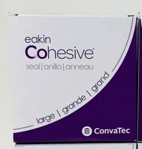ConvaTec 839001 Eakin Cohesive Barrier Seals Large 3-7/8" 1BX/10EA - Picture 1 of 3