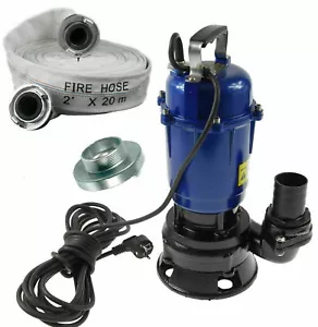 Tauchpumpe Schmutzwasserpumpe 550W mit 20m Bauschlauch C ohne Schwimmer Magnum - Bild 1 von 5
